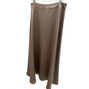 NEW PARENTEZI women's long maxi skirt in taupe